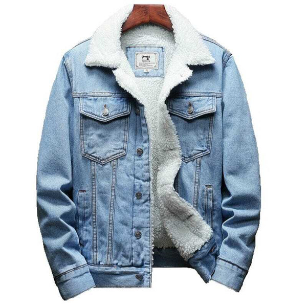 Veste en Jean pour Homme Doublée en Laine Bellvian - BL154